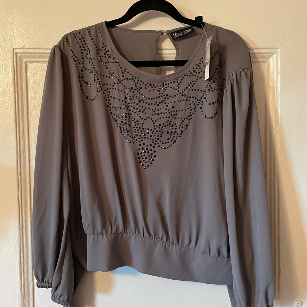 NY&Co gray Woman’s XXL top